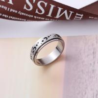 Stainless Steel Finger Ring, 304 Stainless Steel, fashion jewelry & different size for choice, nickel, lead & cadmium free, 6mm,8mm, Approx 3PCs/Pair, Sold By Pair