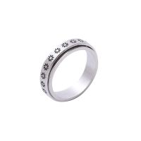 Titanium Čelik Finger Ring, modni nakit & različite veličine za izbor & različitih stilova za izbor, nikal, olovo i kadmij besplatno, Približno 3računala/par, Prodano By par