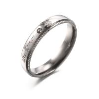 Edelstahl Ringe, 304 Edelstahl, Modeschmuck & verschiedene Größen vorhanden, keine, frei von Nickel, Blei & Kadmium, ca. 3PCs/Paar, verkauft von Paar