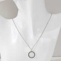 Zinc Alloy smykker halskæde, med 6cm extender kæde, mode smykker & med rhinestone, nikkel, bly & cadmium fri, Længde Ca. 45 cm, Solgt af PC