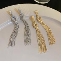 Fashion Fringe Earrings Brass plated fashion jewelry & for woman nickel lead & cadmium free Sold By Pair