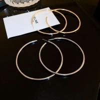 Brass Hoop Earring, plated, fashion jewelry & different size for choice & for woman, more colors for choice, nickel, lead & cadmium free, Sold By Pair