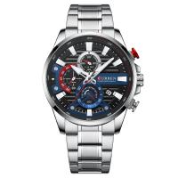 Men Wrist Watch Zinc Alloy with Glass & 304 Stainless Steel Life water resistant & Chinese movement & for man & luminated nickel lead & cadmium free Length Approx 24 cm Sold By PC