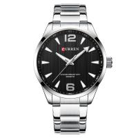 Men Wrist Watch Zinc Alloy with Glass & 304 Stainless Steel Life water resistant & japanese movement & for man & luminated nickel lead & cadmium free Length Approx 23 cm Sold By PC