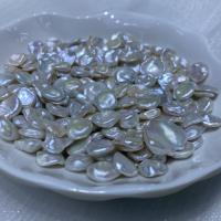 Perles nacres baroques de culture d'eau douce , perle d'eau douce cultivée, DIY & aucun trou, blanc, 11-12mm, Vendu par PC