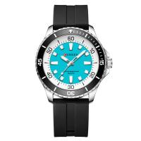 Men Wrist Watch, Tibetan Style, with Glass & Silicone, Life water resistant & japanese movement & for man & luminated, more colors for choice, nickel, lead & cadmium free, 44x12mm, Length:Approx 24 cm, Sold By PC