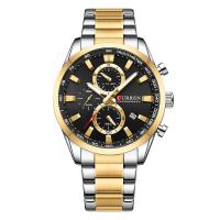 Men Wrist Watch Zinc Alloy with Glass & 304 Stainless Steel Life water resistant & Chinese movement & for man nickel lead & cadmium free Length Approx 23 cm Sold By PC