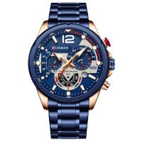 Men Wrist Watch, Tibetan Style, with Organic Glass & 304 Stainless Steel, Life water resistant & Chinese movement & for man & luminated, more colors for choice, nickel, lead & cadmium free, 47x14mm, Length:Approx 23 cm, Sold By PC
