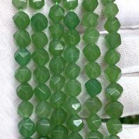 Natural Aventurine Beads, Green Aventurine, DIY & faceted, green, 8mm, Sold Per Approx 38 cm Strand