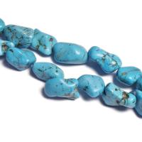 Türkis Perlen, Natürliche Türkis, DIY & verschiedene Größen vorhanden, grün, verkauft per ca. 39 cm Strang