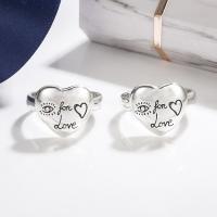 925 Sterling Silver Finger Rings Heart fashion jewelry & Unisex nickel lead & cadmium free Sold By PC