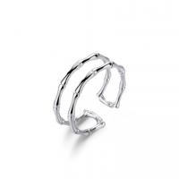Brass Finger Ring plated fashion jewelry & Unisex silver color Sold By PC