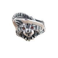 Krychlový Circonia Micro vydláždit mosazný prsten, Mosaz, Kočka, módní šperky & micro vydláždit kubické zirkony & pro muže, více barev na výběr, Prodáno By PC