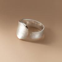 Brass Finger Ring, plated, fashion jewelry & Unisex, silver color, Sold By PC