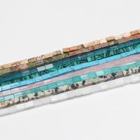 Gemstone Jewelry Beads, Rectangle, polished, DIY & different materials for choice, 2x4mm, Sold Per Approx 38-40 cm Strand