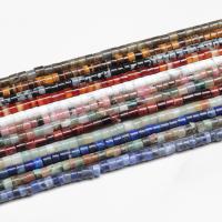 Edelstein Schmuckperlen, Zylinder, poliert, DIY & verschiedenen Materialien für die Wahl, 2x3mm, 160PCs/Strang, verkauft von Strang