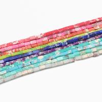 Turquoise Beads, Rectangle, polished, DIY, more colors for choice, 2x4mm, Sold Per Approx 38-40 cm Strand