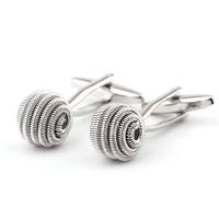 Cufflinks Brass silver color plated 2 pieces & for man nickel lead & cadmium free Sold By Set
