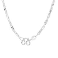 Sterling Silber Halsketten, 99%, Modeschmuck & unisex & verschiedene Größen vorhanden, Silberfarbe, verkauft von PC