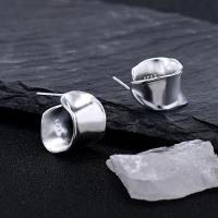 Серьги из серебра, 925 пробы, ювелирные изделия моды & Женский & глазированный, серебряный, 12x17mm, продается Пара