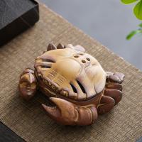 porcelaine Brûleur d’encens, crabe, fait à la main, pour la maison et le bureau & durable, 140x133x55mm, Vendu par PC