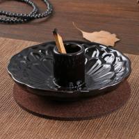 Backflow Incense Burner, Porcelain, handmade, for home and office & durable, more colors for choice, 120x120x40mm, Sold By PC