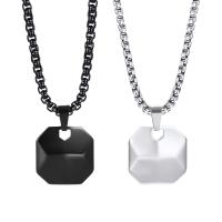 Stainless Steel Jewelry Necklace, 304 Stainless Steel, Vacuum Ion Plating, fashion jewelry & different styles for choice & for man, more colors for choice, 19mm, Length:Approx 23.62 Inch, Sold By PC