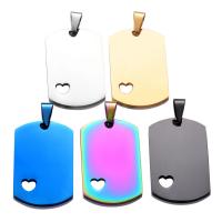 Stainless Steel Pendants 304 Stainless Steel Square Vacuum Ion Plating DIY Length Approx 60 cm Sold By PC