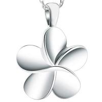 304 Stainless Steel Perfume Bottle Pendant Flower Vacuum Ion Plating DIY Length Approx 50 cm Sold By PC