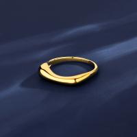Titan Edelstahl Ringe, Titanstahl, Modeschmuck & verschiedene Größen vorhanden & für Frau, Goldfarbe, frei von Nickel, Blei & Kadmium, 4.9mm, verkauft von PC