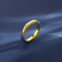Titan Edelstahl Ringe, Titanstahl, Modeschmuck & verschiedene Größen vorhanden & für Frau, Goldfarbe, frei von Nickel, Blei & Kadmium, 2.6mm, verkauft von PC