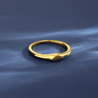 Titan Edelstahl Ringe, Titanstahl, Modeschmuck & verschiedene Größen vorhanden & für Frau, Goldfarbe, frei von Nickel, Blei & Kadmium, 3.6mm, verkauft von PC