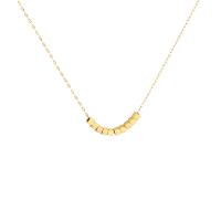 Titanstahl Halskette, mit Verlängerungskettchen von 6CM, plattiert, Modeschmuck & für Frau, Goldfarbe, Länge:ca. 40 cm, verkauft von PC