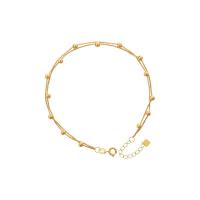 Bracelet d'acier titane, avec 5CM chaînes de rallonge, Placage, bijoux de mode & pour femme, doré, Longueur:Environ 15 cm, Vendu par PC