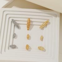 Entretoise de perles en laiton, Plaqué d'or, DIY & normes différentes pour le choix & creux, plus de couleurs à choisir, protéger l'environnement, sans nickel, plomb et cadmium, 50PC/sac, Vendu par sac