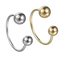 Titan Edelstahl Ringe, Titanstahl, Modeschmuck & für Frau, keine, 17mm, 2PCs/Menge, verkauft von Menge