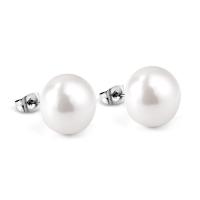 Edelstahl Ohrringe, 304 Edelstahl, mit Kunststoff Perlen, Modeschmuck & verschiedene Stile für Wahl & für Frau, keine, verkauft von Paar