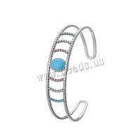 Stainless Steel Bangle 304 Stainless Steel Adjustable & for woman & enamel 10mm Inner Approx 58mm Sold By PC