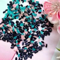 Natural Gemstone Cabochons, DIY, more colors for choice, 2x4mm, 100PCs/Bag, Sold By Bag