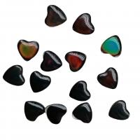 Lampwork Cabochon, Heart, DIY & different size for choice, multi-colored, 100PCs/Bag, Sold By Bag