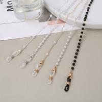 Glasses Holder Zinc Alloy with Plastic Pearl anti-skidding & multifunctional nickel lead & cadmium free Length Approx 70 cm Sold By PC