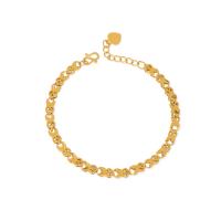 Βραχιόλια Brass, Ορείχαλκος, επιχρυσωμένο, κοσμήματα μόδας & για τη γυναίκα, χρυσαφένιος, Sold Με PC