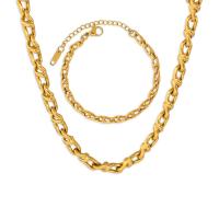 Messing smykker sæt, forgyldt, forskellige stilarter for valg & for kvinde, gylden, Solgt af PC