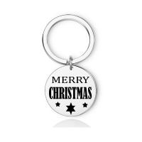 Edelstahl-Schlüssel-Verschluss, 304 Edelstahl, Weihnachts-Design & Modeschmuck & verschiedene Stile für Wahl, frei von Nickel, Blei & Kadmium, verkauft von PC