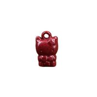 Cinnabar Beads Cat DIY 5-21.5mm Sold By PC