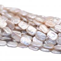 Barokní kultivované sladkovodní perle, Sladkovodní Pearl, Baroko, Přírodní & DIY, bílý, 12-13mm, Prodáno za 38-40 cm Strand