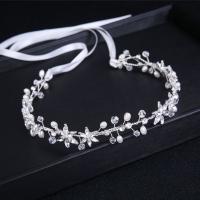 Headband Zinc Alloy with Plastic Pearl plated fashion jewelry & for children & with rhinestone nickel lead & cadmium free Sold By PC