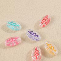 Acrylic Jewelry Beads, Drum, DIY & enamel, more colors for choice, 17.50x10mm, Sold By Bag