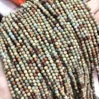 Spacer Beads Jóias, Shoushan Stone, polido, DIY, 3mm, Aprox 90PCs/Strand, vendido para Aprox 38 cm Strand