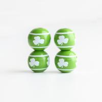Gioielli Spacer Beads, Schima Superba, DIY, verde, 16mm, Appross. 100PC/borsa, Venduto da borsa